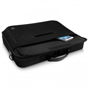 V7 Funda de transporte Essential 40,6 cm (16"), Maletín, 40,9 cm (16.1"), Tirante para hombro, 702 g CCK16-BLK-3E