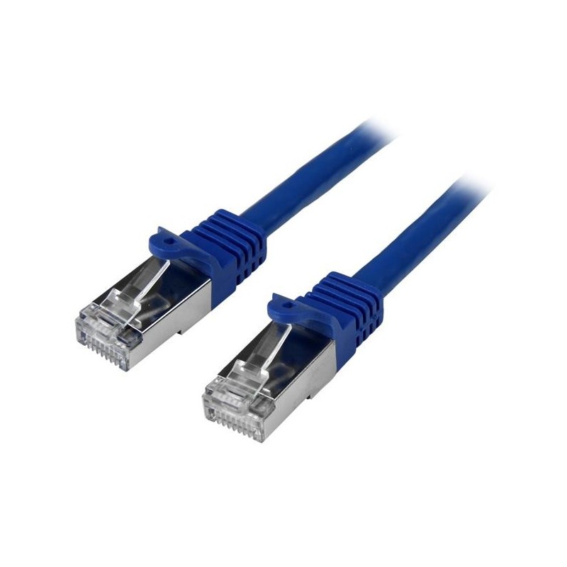 StarTech.com Cable de 1m de Red Cat6 Ethernet Gigabit Blindado SFTP - Azul, RJ-45, RJ-45, Macho Mach N6SPAT1MBL