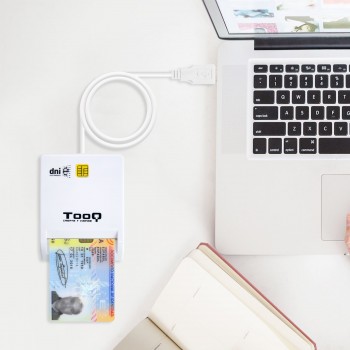 Tooq Lector de tarjetas DNIE usb 2.0 blanco TQR-210W