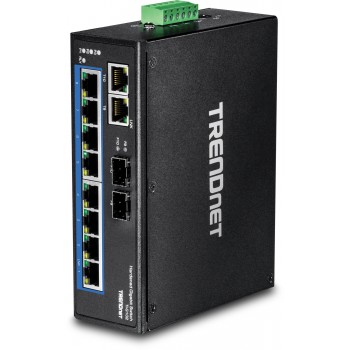TRENDNET TI-G102 10 puertos RJ-45 Negro TI-G102