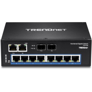 TRENDNET TI-G102 10 puertos RJ-45 Negro TI-G102