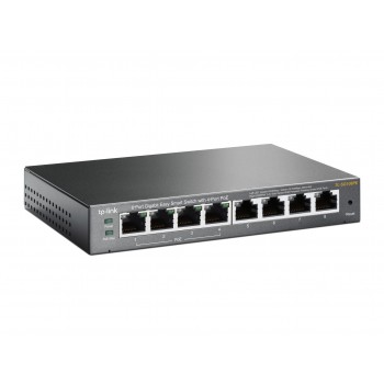 8-Port Gigabit Easy Smart Switch with 4-Port PoE TL-SG108PE