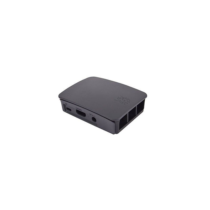 Raspberry Pi RPI3-CASE-BLK-GRY, Viviendas, Raspberry Pi, Raspberry Pi, Negro, Gris, 71 mm, 96 mm