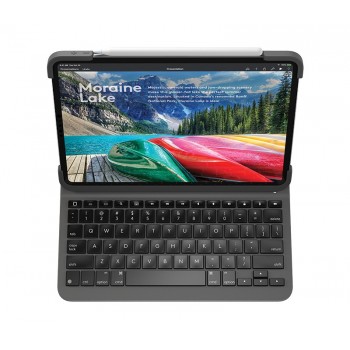 Logitech SLIM FOLIO PRO teclado para móvil QWERTY Inglés del Reino Unido Grafito Bluetooth 920-009161