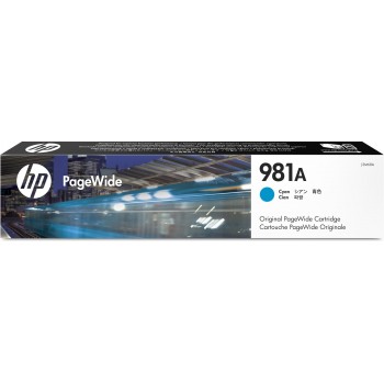 Cartucho original HP PageWide 981A cian J3M68A