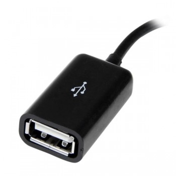 StarTech.com Cable OTG (On the Go) USB 2.0 para Asus Transformer Slider Pad Eee Tablet - Negro, ASUS ASDCOTG