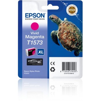 Cartucho Epson T1573 magenta vivo C13T15734010