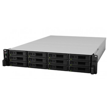 NAS RS3617RPXS 2U 12 BAY 2.4GHZ QC 4XGBE 2XUSB 3.0 8GB DDR4 INde synology