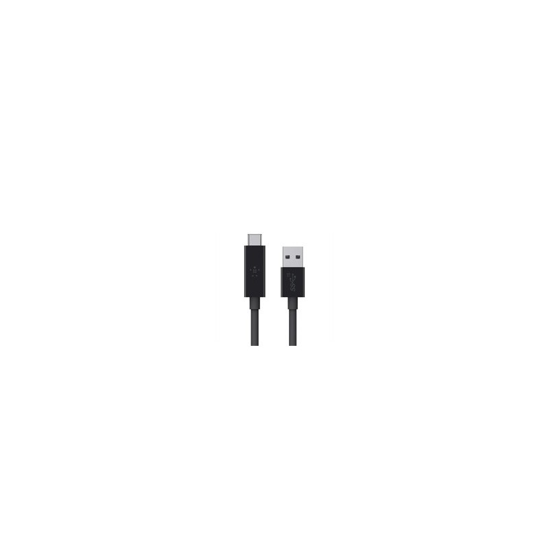 Belkin - Cable USB - USB Type A (M) a USB tipo C (M) - USB 3.1 - 91.4 cm - negro F2CU029BT1M-BLK