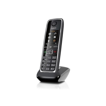 Gigaset C530HX, Teléfono DECT, Terminal inalámbrico, HD Voice, Escritorio, Negro, Plata, Auricular SI-C530HX