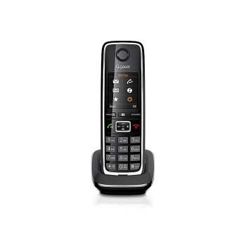 Gigaset C530HX, Teléfono DECT, Terminal inalámbrico, HD Voice, Escritorio, Negro, Plata, Auricular SI-C530HX
