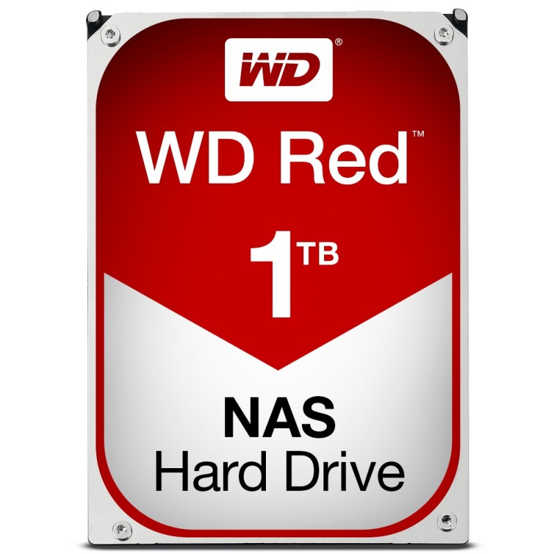 WD Red WD10EFRX - Disco duro - 1 TB - interno - 3.5" - SATA-600 - búfer  64 MB (reacondicionado) WD10EFRXDUP2