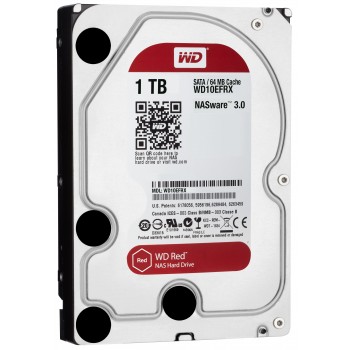 WD Red WD10EFRX - Disco duro - 1 TB - interno - 3.5" - SATA-600 - búfer  64 MB (reacondicionado) WD10EFRXDUP2