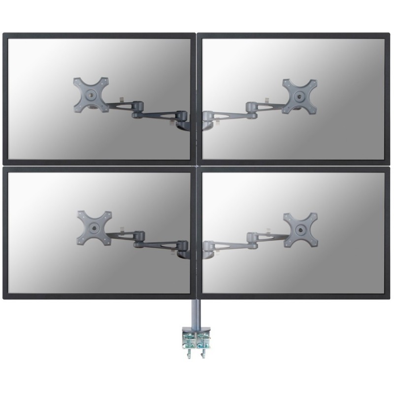 NewStar FPMA-D935D4 - Kit de montaje ( montaje con pinza de sujeción para escritorio, 4 brazos artic
