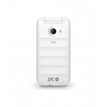 TELEFONO MOVIL LIBRE SPC FLIP BLANCO - TECLAS GRANDES - DUAL SIM - BT - CAMARA - LINTERNA - AGENDA 3 2306B