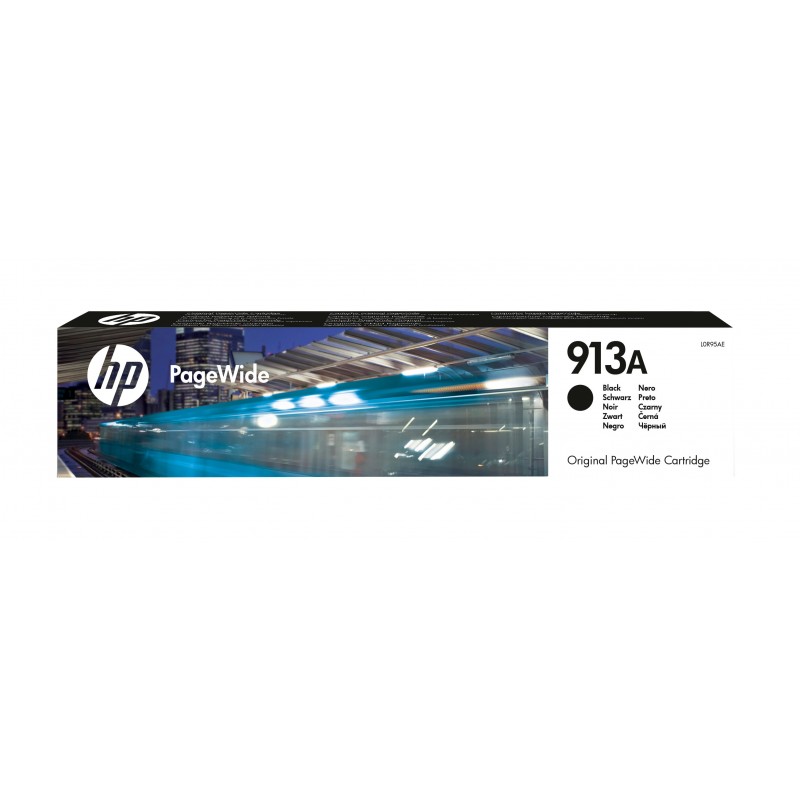 Cartucho PageWide de tinta original HP 913A negro L0R95AE