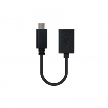 Nanocable USB 2.0, 0.15m, 0,15 m, USB C, USB A, Ma 10.01.2400