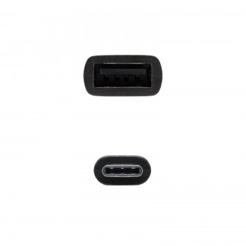 Nanocable USB 2.0, 0.15m, 0,15 m, USB C, USB A, Ma 10.01.2400