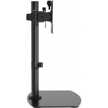Vision VFM-DSDB - Base para 2 pantallas LCD - acero - negro - tamaño de pantalla  13"-32" - escrito
