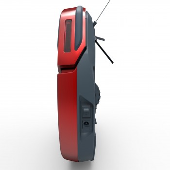 Hoover RBC040, Sin bolsa, Rojo, LCD, 1,5 h, Caja 39001440