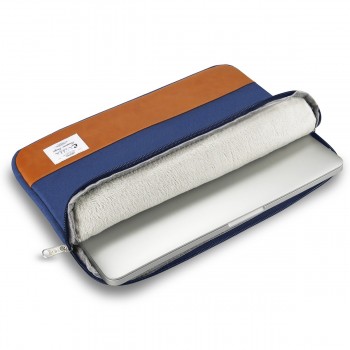 e-Vitta Sleeve Heritage, Funda, 35,6 cm (14"), 155 g, Azul, Marrón EVLS000151