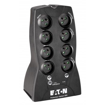 EATON 1631E cableado 3 puertos RJ-45 10,100,1000 Negro, Blanco 61082