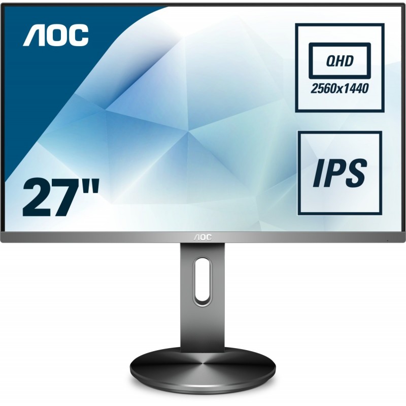AOC Q2790PQU BT - 27 - Quad HD - IPS - 4 ms - Negro - Q2790PQU BT