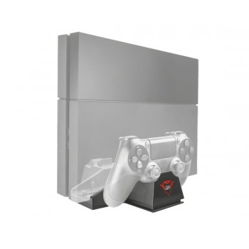 BASE DE CARGA TRUST GAMING GXT 702 VENTILADOR DE REFRIGERACIÓN, PEDESTAL Y BASE DE CARGA PARA 2 CONT 21013