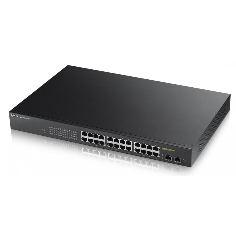 Zyxel GS1900-24HP 24 puertos RJ-45 Negro GS1900-24HP-EU0101F