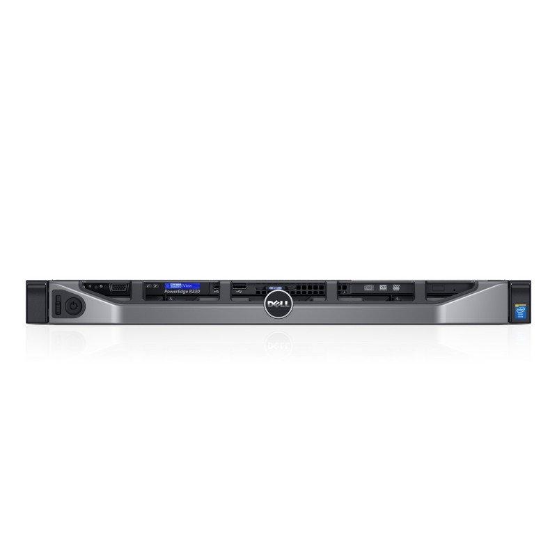 DELL PowerEdge R230, 3 GHz, E3-1220 v6, 8 GB, DDR4-SDRAM, 1000 GB, Bastidor (1U) D73PX