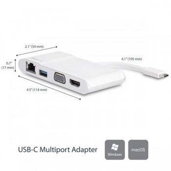 USB TYPE-C MULTIPORT ADAPTER ACCS DKT30CHVW