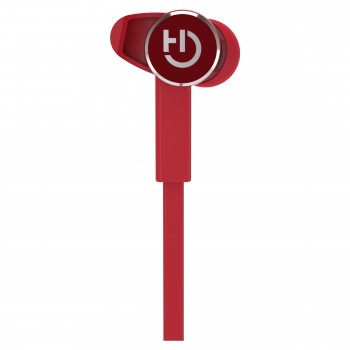 Hiditec AKEN auriculares para móvil Binaural Dentro de oído, Banda para cuello Rojo INT010000