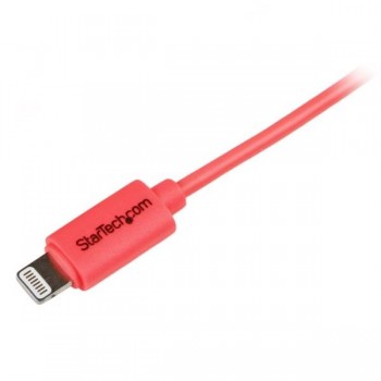 StarTech.com Cable de 1 metro con Conector Lightning de Apple a USB para iPhone   iPod   iPad - Rosa USBLT1MPK