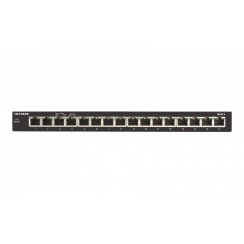 Netgear GS316 16 puertos RJ-45 Negro GS316-100PES