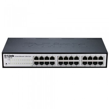 D-Link EasySmart 24 puertos RJ-45 10 100 1000 Mbps Negro DGS-1100-24