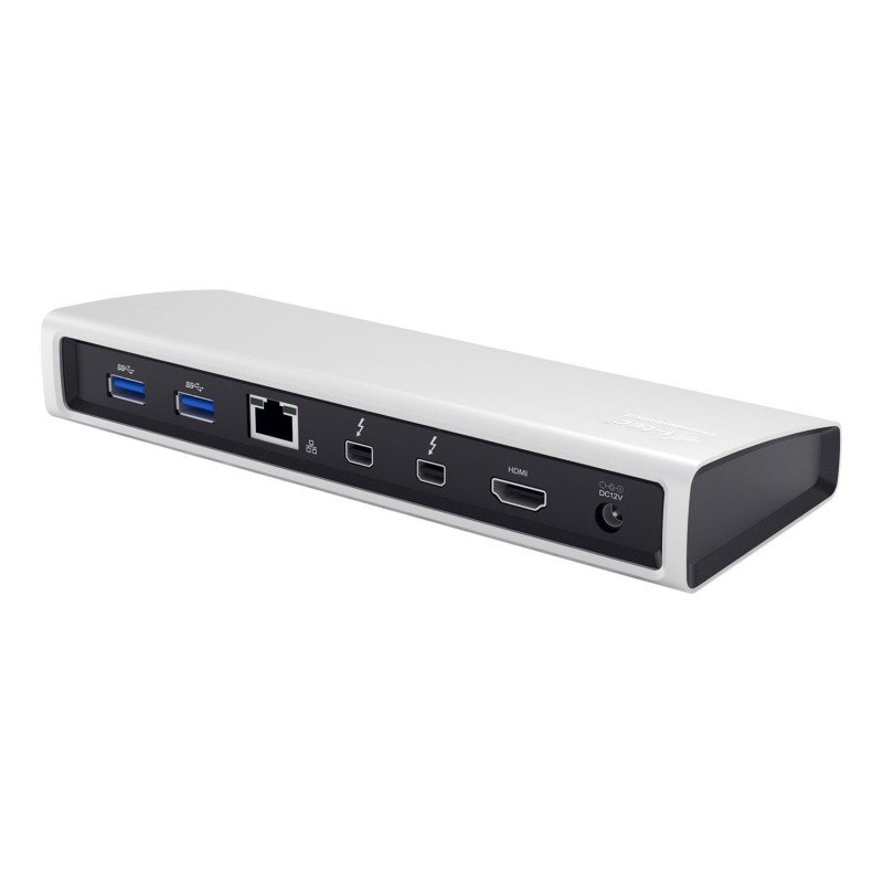 i-tec THUNDERBOLT 2 replicador de puertos, Alámbrico, Thunderbolt 2, 1.4b, 3,5 mm, 10,100,1000 Mbit  THUNDERDOCK2