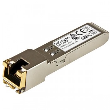 StarTech.com Módulo Transceptor SFP Compatible con Juniper EX-SFP-1GE-T - 10 100 1000BASE-T EXSFP1GETST