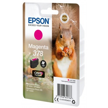 Singlepack Magenta 378 Claria Photo HD Ink C13T37834020