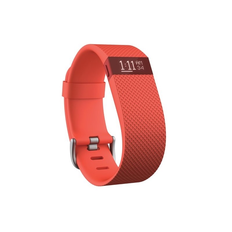 Fitbit Charge HR, Wristband activity tracker, Naranja, Naranja, L, 160 - 200 mm, OLED FB405TAL-EU