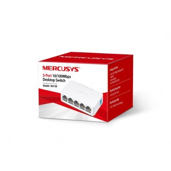 Mercusys MS105 5 puertos RJ-45 Blanco MS105