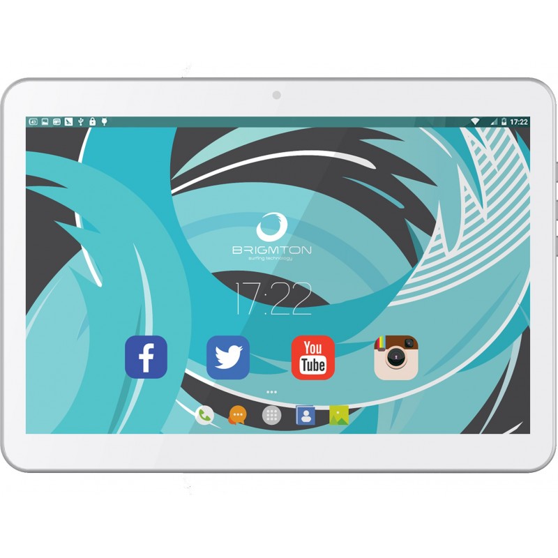 BRIGMTON BTPC-1021QC3G - 10,0 pulgadas - 16 GB - 1 GB - Blanco BTPC-1021QC3G-B