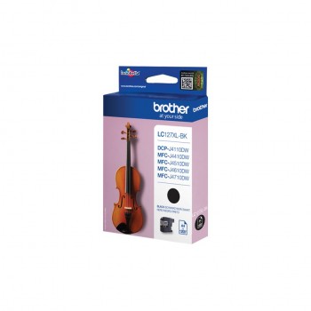 TINTA BROTHER LC-127XLBK NEGRO ALTA CAPACIDAD 1.20PAG LC127XLBK