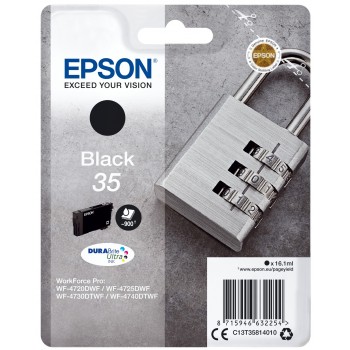 Epson Singlepack Black 35 DURABrite Ultra Ink C13T35814020
