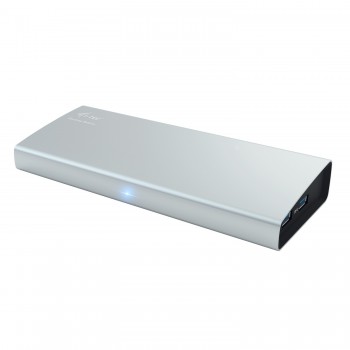 i-tec Metal USB 3.0 Metal replicador de puertos para computadoras portátiles y tabletas, Acoplamient U3METALDOCK