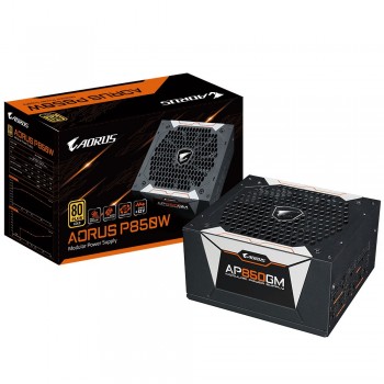 Gigabyte GP-AP850GM, 850 W, 100 - 240 V, 47 - 63 Hz, 10 A, Activo, 120 W 28200-AP85GM-1EUR