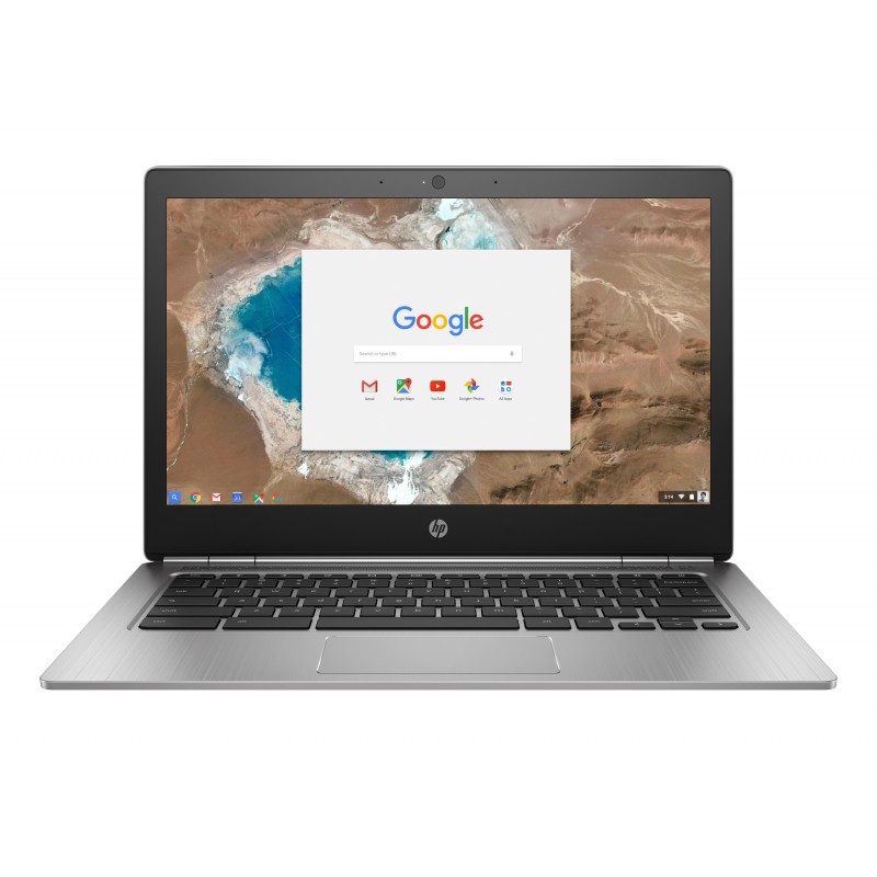 HP Chromebook 13 G1 Plata 33,8 cm (13.3") 3200 x 1800 Pixeles 1,1 GHz Intel® Core™ M m5-6Y57 X0N96EA