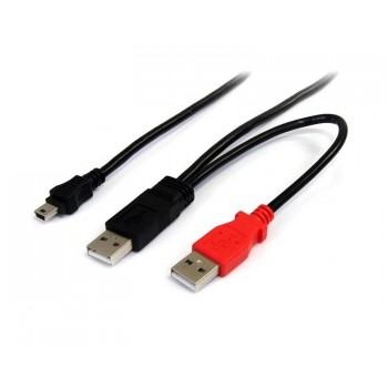 3 FT USB Y CABLE FOR EXTERNAL USB2HABMY3