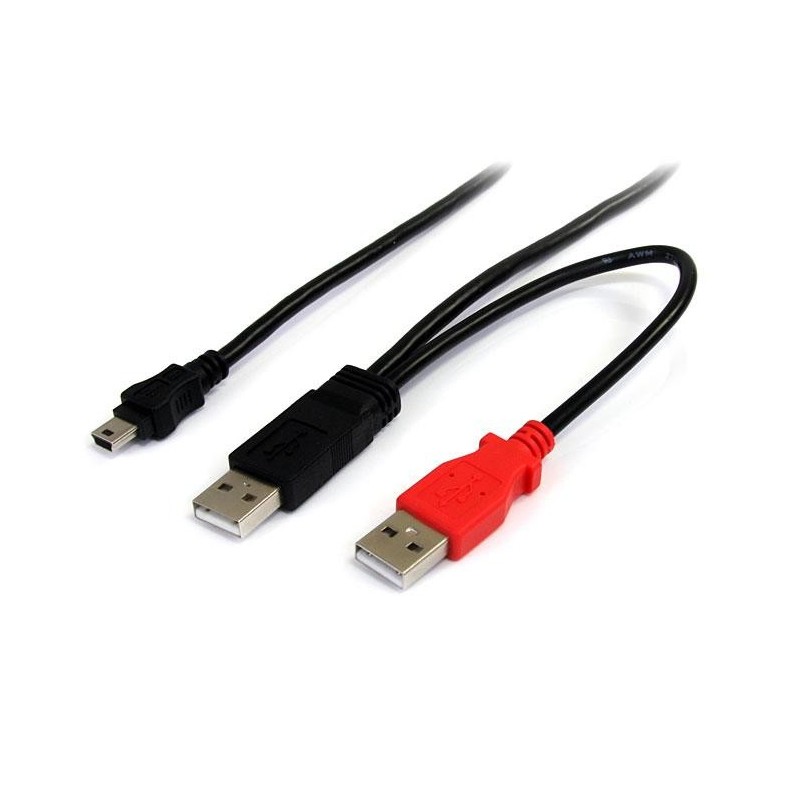 3 FT USB Y CABLE FOR EXTERNAL USB2HABMY3