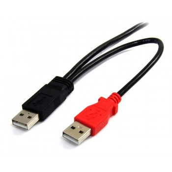 3 FT USB Y CABLE FOR EXTERNAL USB2HABMY3