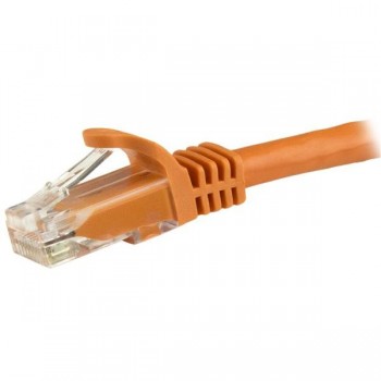 StarTech.com Cable de Red de 0,5m Naranja Cat6 UTP Ethernet Gigabit RJ45 sin Enganches, 0,5 m, Cat6, N6PATC50CMOR